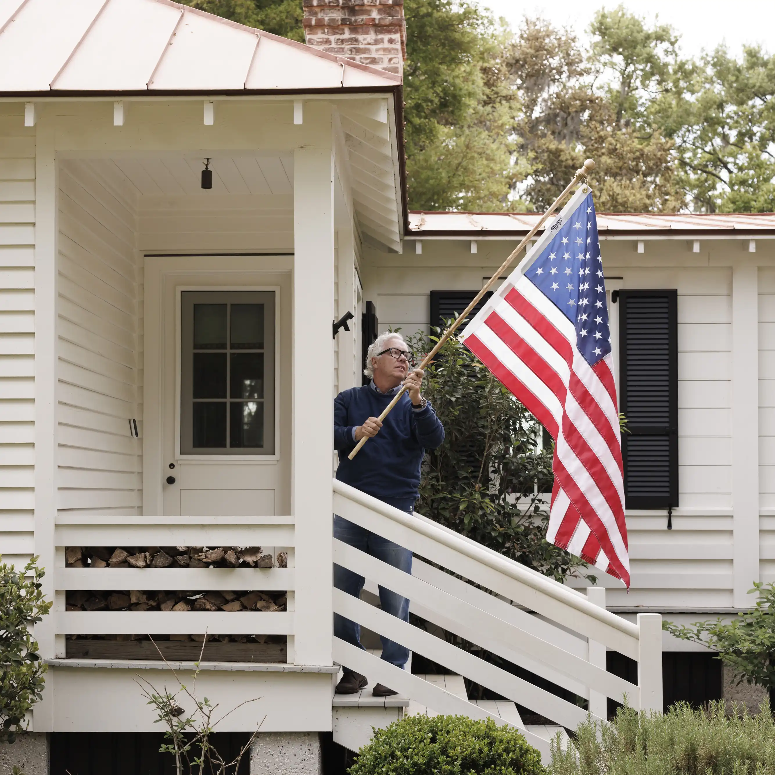 3' x 5' American Flag Set - Image 7