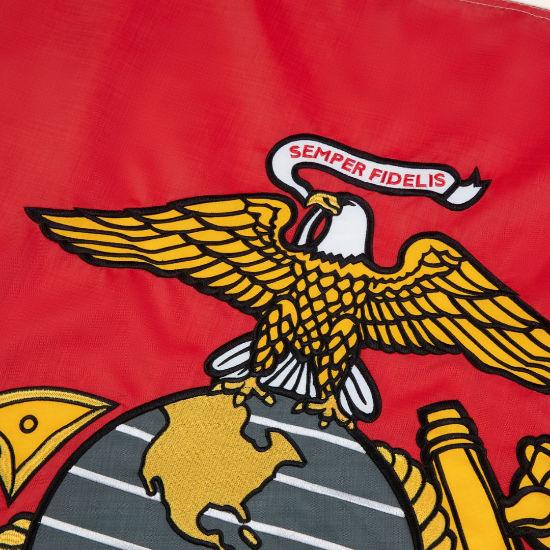 3' x 5' U.S. Marine Corps Flag Set - Image 3